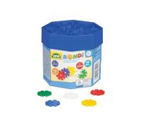 Simm Marketing Rondi - Secchiello con mattoncini, 170 Pezzi, 25mm
