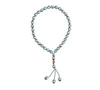 Perline di preghiera musulmane Colori vivaci Accattivante Texture fine Presa comoda Perline di preghiera Tasbih Rosario musulmano 33 grani Rosario della moschea Lago blu (Lake Blue)