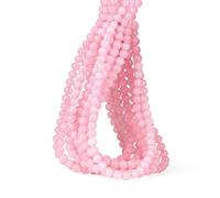 Perline di quarzo rosa, 8 mm, 100 pezzi, pietre naturali rotonde sfuse per la creazione di braccialetti e gioielli, GE6-S215