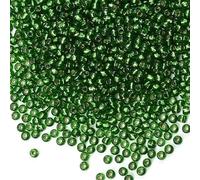 Perline di semi di vetro Perline di semi piccole 2mm 1200pz Perline di semi di vetro Ciondoli per la creazione di gioielli Fai da te Accessori per braccialetti fatti a mano Perline distanziatrici pia