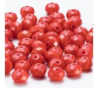 Perline di sfuse ceche Rondelle da 4, 6, 8 e 10 mm per la creazione di gioielli fai da te, perline di vetro sfaccettate distanziatrici di colore AB - BZ1200-22-8 mm-68 pezzi