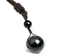 Perline di trasferimento in pietra naturale cristallo purificante decorazione elegante unisex collana alla moda potente guardiano, fascino, lavoro, fortuna, amore Design attraente