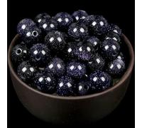 Perline distanziatrici in pietra sciolta rotonda naturale di occhio di tigre, amazzonite, lava, turchesi, agate, diaspri, granato per la creazione di gioielli, bracciale fai da te, pietra di sabbia