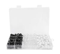 Perline Dreadlock Plastica/Resina 3 Colori Perline Per Intrecciare I Capelli Decorazione Perline Dreadlock, Set Di Perline 12mm Forniture Per Intrecciare I Capelli Alla Moda Con Scatola