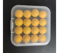 Perline galleggianti per pesca alla carpa, 16 palline leggere per strategie efficaci di esca (giallo scuro)