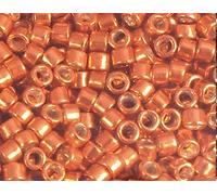 Perline giapponesi cilindro Treasure zincato rosso 1,8mm.11/0 100gr.