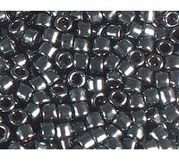 Perline giapponesi cilindro Treasure zincato verde 1,8mm.11/0 100gr.