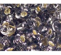 Perline giapponesi magatama argento grigio 3mm. 100 g.