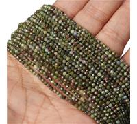 Perline gioielli fai da te Perline distanziatrici in pietra di quarzo crostale a semi piccoli sciolti, 2 3 4MM preziosa naturale sfaccettata bianca nera for la creazione gioielli