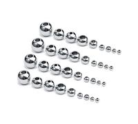 Perline in Acciaio Inossidabile for la creazione di Gioielli, Perline distanziatrici sciolte, Braccialetti Fai da Te, collane e bracciali(Silvery_8x2mm 20pcs)
