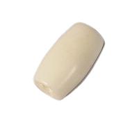 Perline in corno cilindro bianco diam. 6 x 12 mm. 200 U.