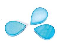 Perline in madreperla lacrima brillante turchese 14 x 10 mm. 250 g. 279 u. ca.