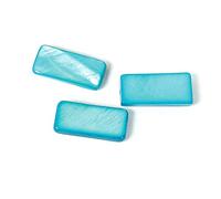 Perline in madreperla rettangolo lucido turchese 16 x 7 mm. 250 g. 313