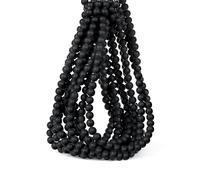 Perline in ossidiana nera, 8 mm, 100 pezzi, pietre naturali rotonde sfuse per la creazione di braccialetti e gioielli, GE6-S207