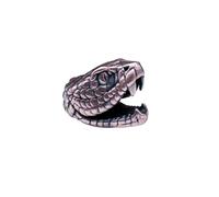 Perline in ottone con testa di serpente di pitone, per la creazione di gioielli, accessori fai da te per la creazione di gioielli, accessori per fai da te e attività all'aperto, in paracord, cordino
