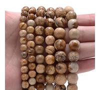 Perline in pietra naturale di corallo rosso Perline distanziatrici sciolte rotonde per gioielli con ciondoli fai-da-te Creazione di braccialetti 4/6/8/10 / 12 mm Diaspro da 15 pollici, 4 mm circa 91