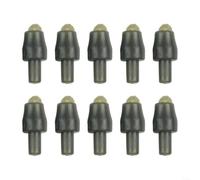 Perline in silicone a cambio rapido per pesca alla carpa, connettori verdi consentono uno scambio rapido delle lunghezze dell'amo e agiscono come ammortizzatori durante la corsa, confezione da 24