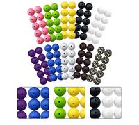 Perline in silicone da 100 pezzi. Perline in silicone dal design colorato.