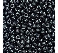 Perline indiane, 20 g, 2,5 mm, colore nero
