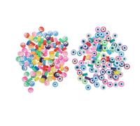Perline Leggere Pezzi 200 in Argilla Polimerica per Gioielli, Fai | Decorazioni Fai, Design Delicato e Colorato, Non Sbiadiscono Né Si Rompono Facilmente, Portatili Colore Casuale