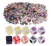 Perline Lettere Braccialetti Decorative Dell'alfabeto Di Parole Perle