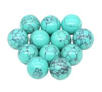 Perline Levigate In Quarzo Mini sfere di cristallo da 16 mm, pietre, tascabili, chakra, globo, perline, gemme minerali, campioni, decorazioni for la casa(Color-15,20 PCS)