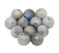 Perline Levigate In Quarzo Mini sfere di cristallo da 16 mm, pietre, tascabili, chakra, globo, perline, gemme minerali, campioni, decorazioni for la casa(Color-17,50 PCS)