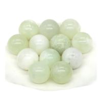 Perline Levigate In Quarzo Mini sfere di cristallo da 16 mm, pietre, tascabili, chakra, globo, perline, gemme minerali, campioni, decorazioni for la casa(Color-39,20 PCS)