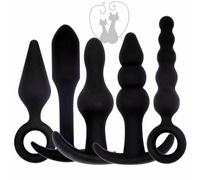 Perline lisce in silicone di diverse dimensioni 5 pezzi Set di giocattoli per la felicità