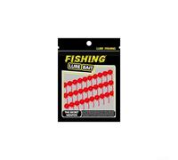 Perline morbide dal design intelligente che imitano il movimento delle esche naturali per aumentare efficacemente l'attrazione dei pesci (4 mm rosso)