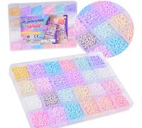 Perline pastello per braccialetti dell'amicizia 24 colori