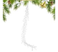 Perline per albero di Natale - decorazione dell'albero di Natale 3,6 piedi acrilico | catena di perline | Elegante decorazione per la casa interna in Garland, scintillante per gli alberi, dado