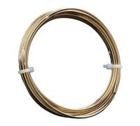 Perline Per Braccialetti Filo di alluminio 5M/Rotolo 1.0/1.5/2.0/3.0mm Versatile Mestiere morbido Orecchini fai da te Collana girocollo Creazione gioielli fatti a mano(Golden 1.5mm)