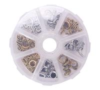 Perline per Capelli Barba Vichinga Perline Intrecciate in Lega Fai-da-Te Vichinghi Norvegesi Rune Perline Barba per Capelli per Bracciali Collana Accessori Fai da Te