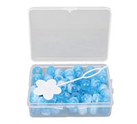 Perline per Capelli per Bambine, Set di Perline Intrecciate per Capelli 74 Pezzi Anelli per Capelli con Gancio per Capelli e Scatola di Immagazzinaggio per Acconciature e