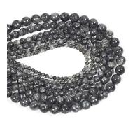 Perline per la creazione di gioielli, vendute per sacchetto, 5 fili all'interno, labradorite nera, 6 mm, Eu9-k9341