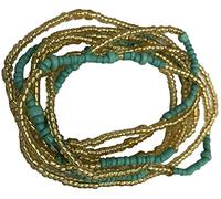 Perline per la vita, perline colorate in vita, perline africane, catena per il corpo, catena per la pancia, catena in vita, cordino elastico, gioiello estivo, bikini comodo e attraente.