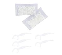 Perline per restauro temporaneo del dente da 20 g con 5 bastoncini filo interdentale, sostituzione riempimento del dente, materiale riempimento dente rotto mancante difetti della protesi mancanti