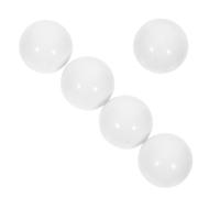 Perline per Ruota Russa 5 Pezzi Acrilico Bianco Rotonde per Roulette | Facili da Vedere e Seguire, Scorrimento Fluido, per Dischi da 8 a 12 Pollici, Stile Elegante