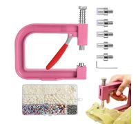 Perline Rivet Fixing Machine - Perla Drilling Machine | Perla Setting Machines | Making Applicator Handmade Rivet for Jewelry Clothing Decoration Wedding Party Handbag