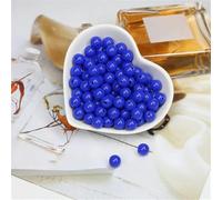 Perline rotonde acriliche color caramella da 3,0 mm a 12 mm, palline sciolte, perline distanziatrici per lavori di cucito e creazione di gioielli - Zaffiro - 3,0 mm, 1000 pezzi