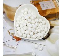 Perline rotonde acriliche color caramella da 3 mm a 12 mm, palline sciolte, perline distanziatrici per lavori di cucito e creazione di gioielli, bianco, 3 mm, 1000 pezzi