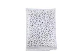 Perline rotonde acriliche color caramella da 6 mm, 8 mm e 10 mm, palline sciolte, perline distanziatrici per lavori di cucito e creazione di gioielli-P bianco-3 mm