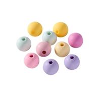 Perline rotonde da 30/50/100 pezzi, perline distanziatrici sciolte for la creazione di gioielli, braccialetti fai Per Lavoretti,Gioielli Artigianato(Mixed color,6mm x 100pcs)
