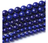 Perline rotonde in lapislazzuli da 6 mm, perline sfuse naturali, perline di pietra energetica di cristallo per la creazione di gioielli fai da te per braccialetti e collane