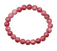 Perline rotonde in pietra naturale for donne e ragazze, gioielli, bracciali con gemme, accessori(Beads 8mm,18cm 7.0inch)