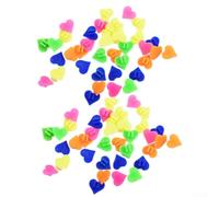 Perline rotonde in plastica, 72 pezzi, per ruote personalizzate su bici da strada, montagna e città, compatibili con i comuni calibri per raggi (amore fisso)