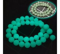 Perline rotonde luminose e luminose al buio, pietre naturali da 6/8/10/12 mm, per la creazione di gioielli, braccialetti fai da te, gioielli da yoga per donne, tipo 04-8 mm, 46 pezzi
