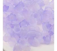 Perline sfuse 100 pezzi colorati a forma di fiore di tromba a campana