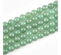 Perline sfuse in avventurina verde naturale, per la creazione di gioielli, 12 mm, pietre semipreziose rotonde da 38,1 cm (31-32 pezzi/filo) (954, kn)